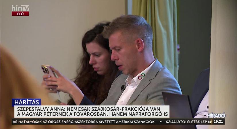 Nem csak szájkosár-frakciója van Magyar Péternek a fővárosban, hanem napraforgó is  videó