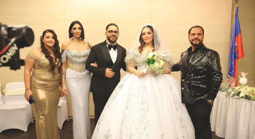 Aranyfényben ragyogott Emilio lánya mesés esküvője