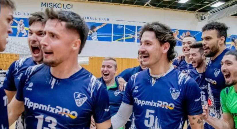 Miskolci siker a Szolnok ellen férfi röplabda Extraligában
