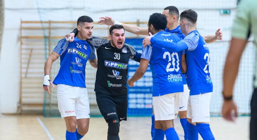 Pécsen sem hibázott, még mindig százszázalékos a Veszprém a futsal NB I-ben