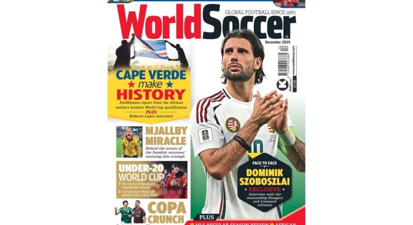Szoboszlai Dominik címlapon szerepel a World Soccer magazinban