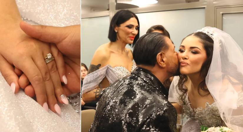 Bangó Margit dédunokájának fényűző esküvője képekben