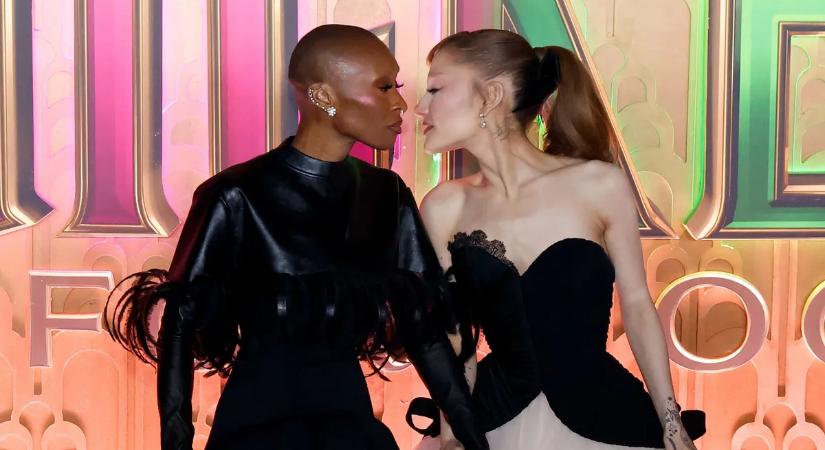 Őrült pletyka terjed a Wicked sztárjairól - Titokban összejött Ariana Grande és Cynthia Erivo?