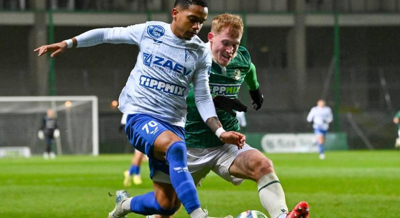 Hiába játszott fölényben az ETO, otthon kapott ki a ZTE csapatától