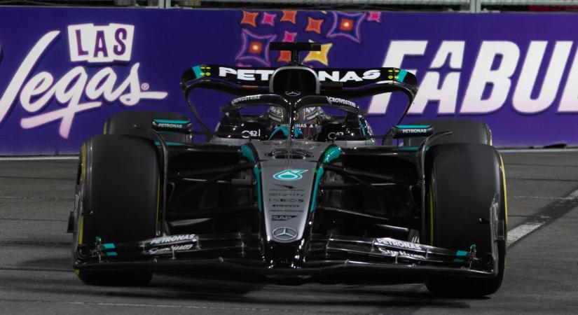 Russell az élen, a két McLaren a mezőny végén a Las Vegas-i időmérő előtt