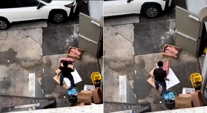 Higiéniai horror: nézni is rossz, ahogy a hússal bántak a kaliforniai étteremben