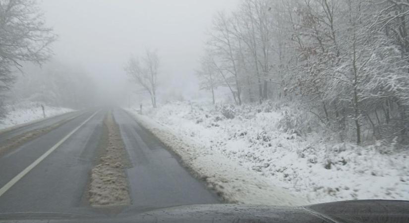 Zord idő jön szombaton: havas eső és havazás is várható