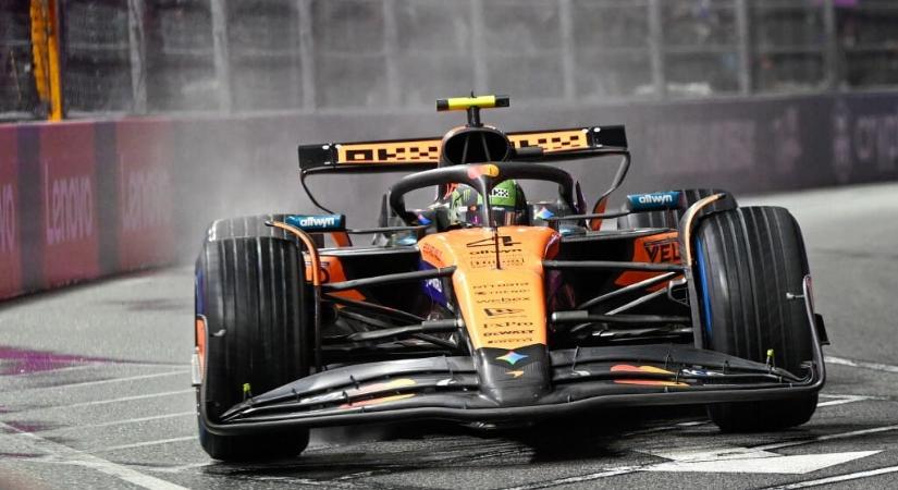Lando Norrisé a pole pozíció a Las Vegas-i Nagydíjon