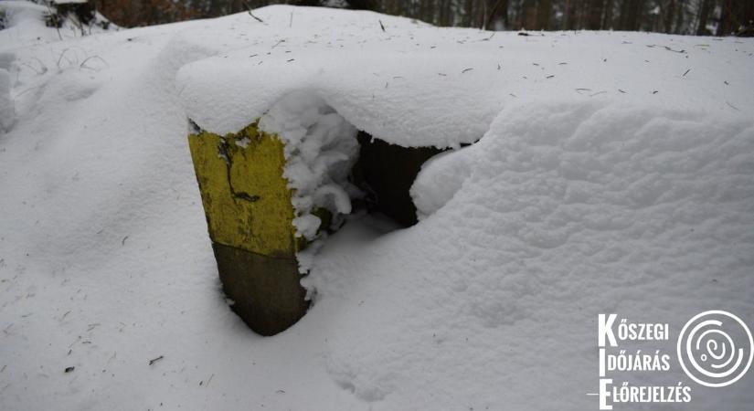 Fotókon a behavazott Kőszegi-hegység: több centi hó hullott az éjjel