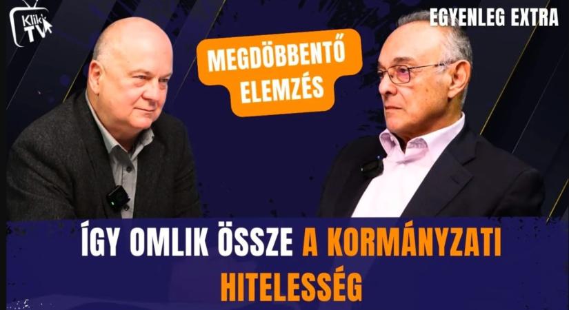 Megdöbbentő elemzés: így omlik össze a kormányzati hitelesség