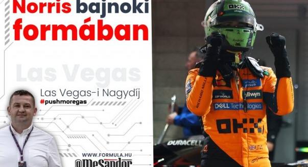 Helyszíni: Norris bajnoki formában Vegasban