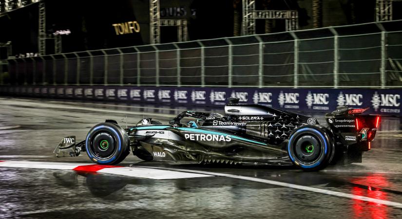 Műszaki hiba miatt úszhatott el a Mercedes-pole Vegasban
