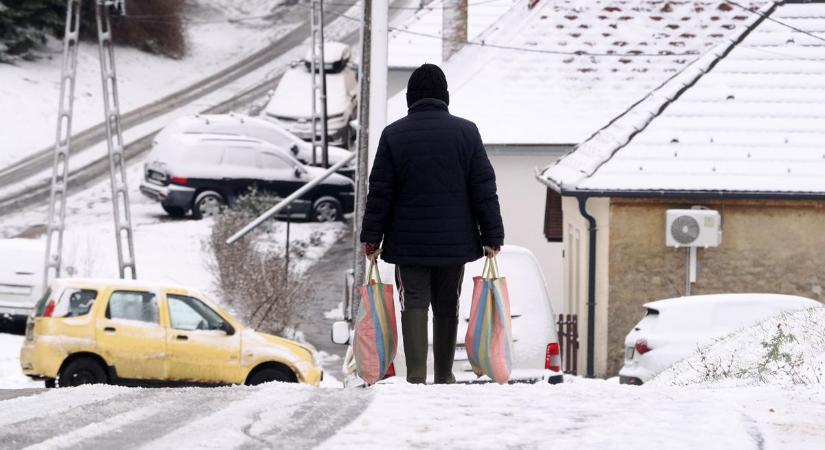 Csodás fotókon a havas Veszprém megyei táj, fehérbe öltözött a vidék ( képgaléria)