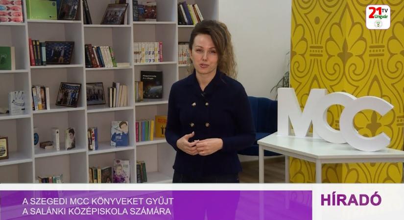 A szegedi MCC könyveket gyűjt a salánki középiskola számára (videó)