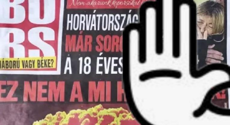 A háborúval riogató lap kiszállítását megtagadó kézbesítő: Sokkot kaptam, amikor megláttam