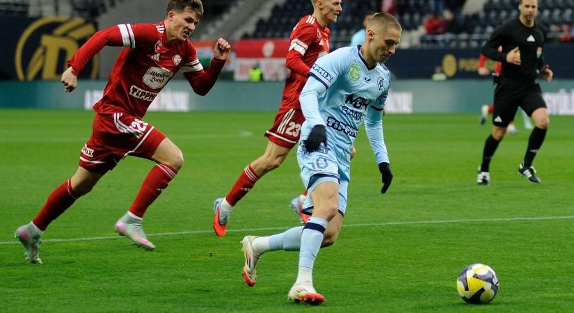 Lukács dupla a havas mérkőzésen