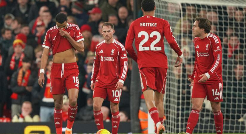 Komoly verést kapott otthon a Liverpool a Nottinghamtől