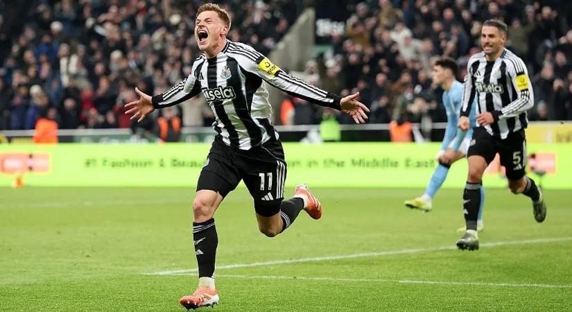 Barnes duplájával a Newcastle otthon tartotta a három pontot a Manchester City ellen