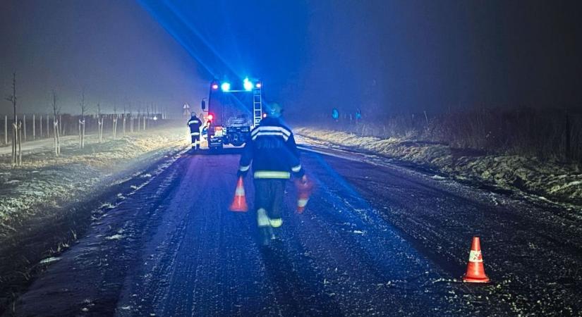 Izsákfán is baleset történt