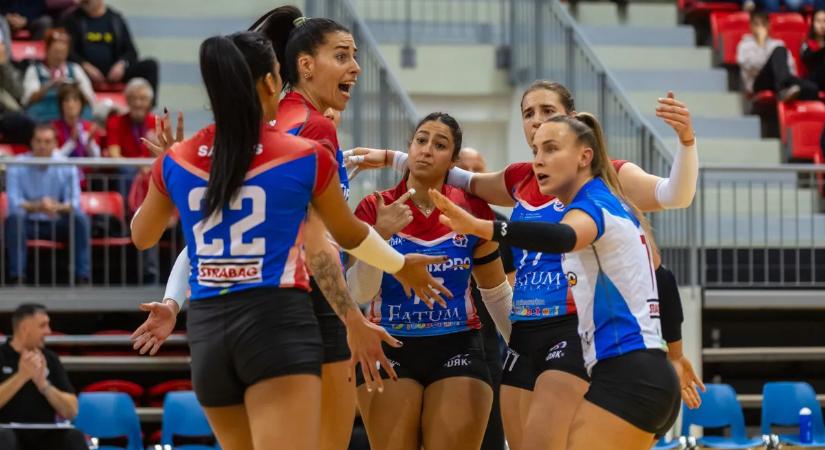 Nyíregyházán kapott ki az éllovas a női röplabda Extraligában