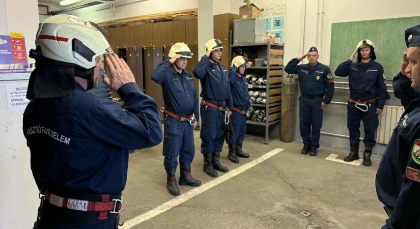 Évek, tapasztalat, kitartás - elismerték a katasztrófavédelemi szakembereket