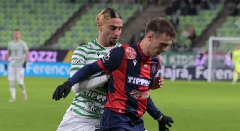 Bombameglepetés: otthon kapott ki a Fradi, hármat kapott a kiesőjelölttől