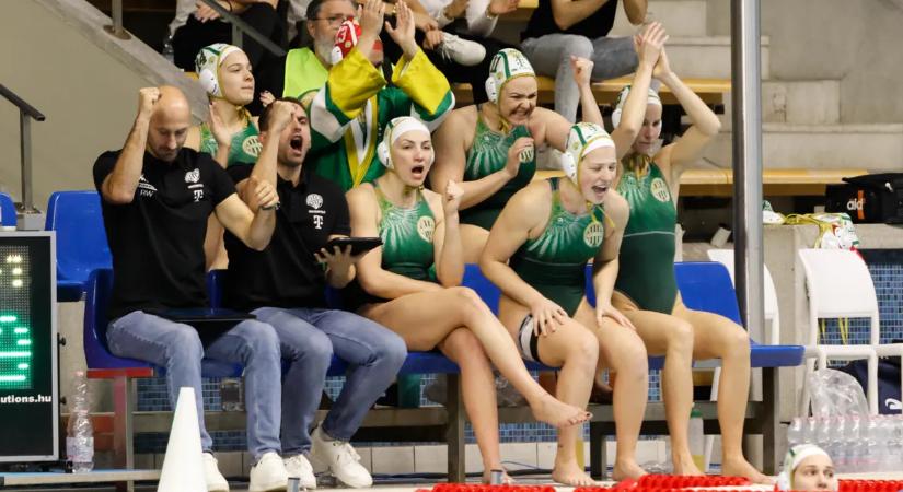 Női vízilabda ob I: egy félidőn át tartotta a lépést a Ferencvárossal az Eger