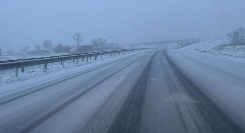 Figyelem, elsőfokú riasztást adtak ki hófúvás veszélye miatt! ( videó)