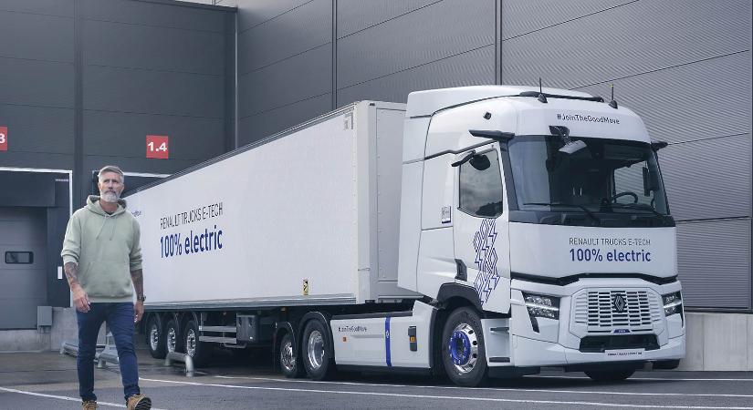 600 kilométer hatótávval debütált a Renault Trucks elektromos kamionja