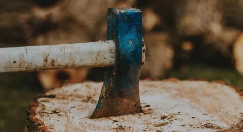 Nyakra támadt baltával, életet mentett a lapát