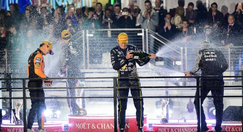 Verstappen győzött Las Vegasban, Norris még közelebb került a vb-címhez