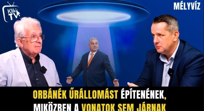 Orbánék űrállomást építenének, de a vonat nem jön időben