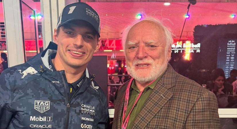 Nem akárkivel fotózkodhatott Max Verstappen