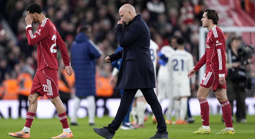 Liverpool: Arne Slot vállalja a felelősséget a csapat rossz formájáért