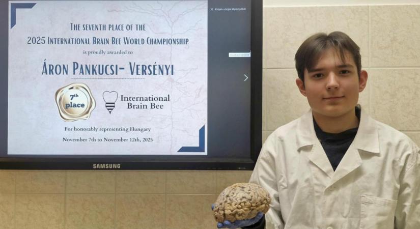 Nagyon nagy debreceni agy: komoly versenyen tarolt a Kossuth-gimi végzőse