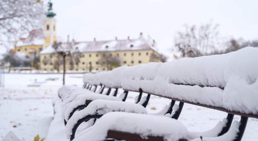 Csodás fotókon a hólepte Győr!