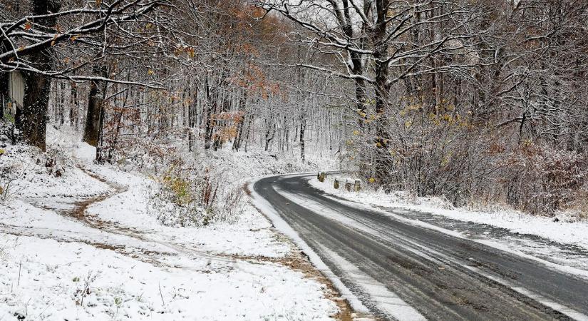 Hóhelyzet Vasban: esni már nem fog, de az utakon vigyázni kell
