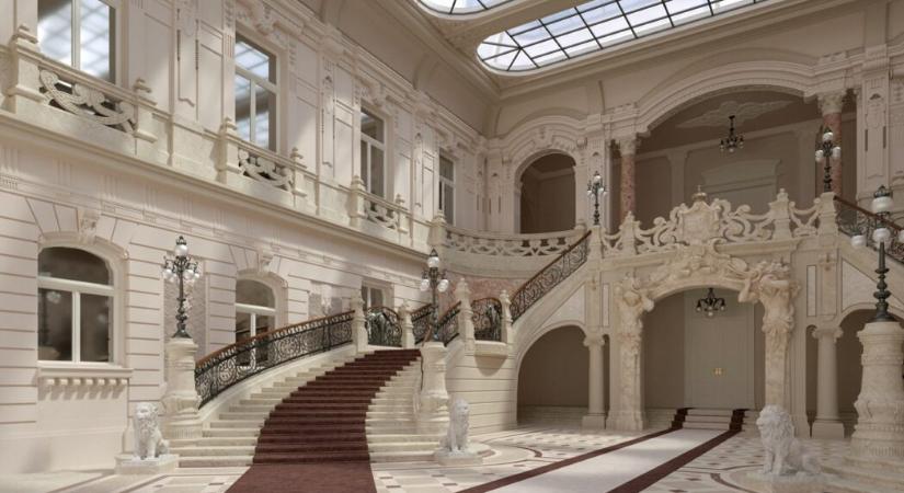 Budai Várnegyed: Visszaépítik a József főhercegi palota mesebeli díszlépcsőházát