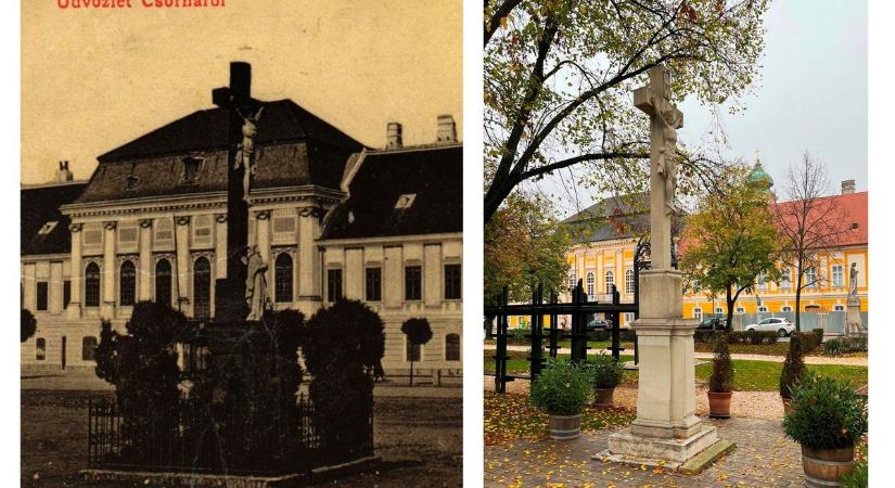 Merre vannak Takátsék? Kőkeresztet állítottak őseik a csornai Szent István téren