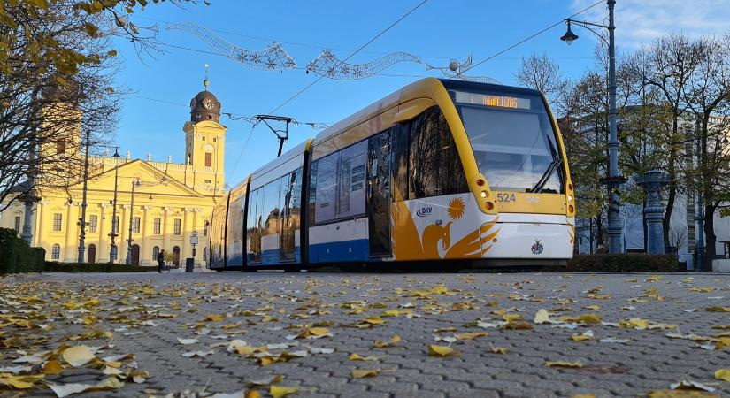 Gond a debreceni villamosvonalon
