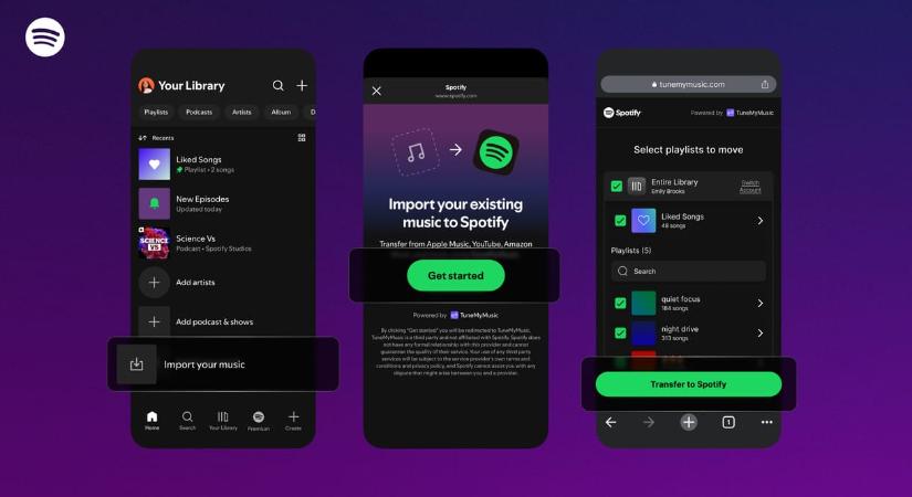 Nagyon hasznos, beköltözős funkció jött a Spotifyba