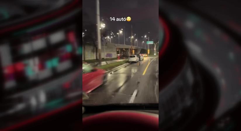 Villamossín vágta ki a gumikat, 14-en kaptak defektet