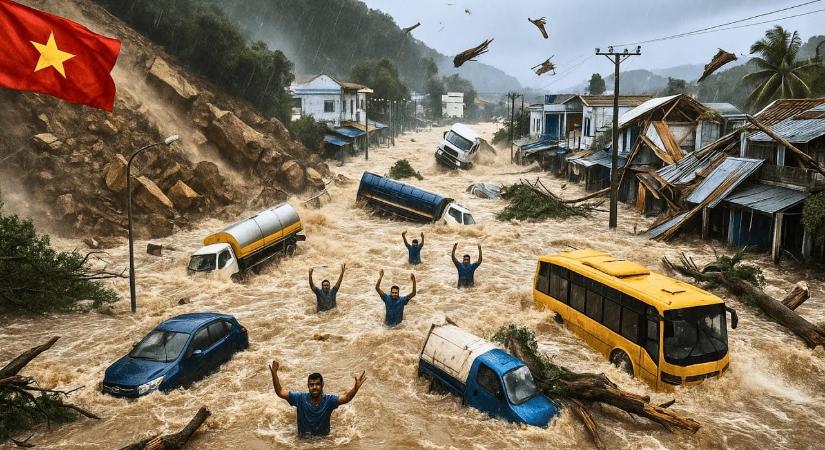 Vietnámban tovább emelkedett az árvizek halálos áldozatainak száma