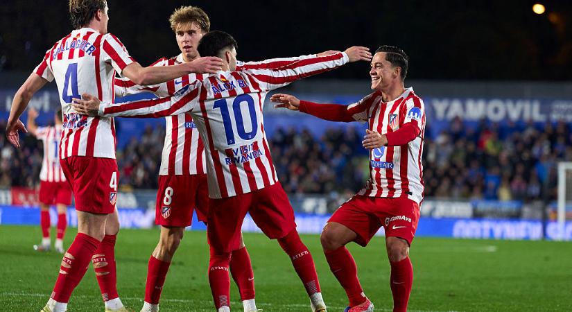 La Liga: egy öngóllal tudott a Getafe otthonában nyerni az Atlético Madrid – videóval