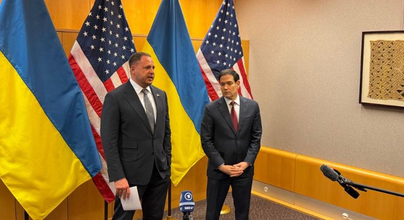„Ezek voltak a legjelentősebb és legproduktívabb tárgyalások” - mondta Rubio, miután órákig beszélt az ukránokkal a béketervről
