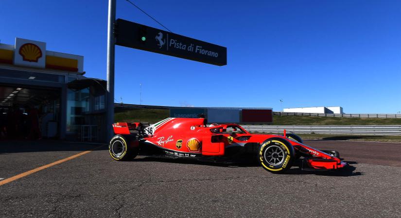 Leclerc több mint 100 kört tett meg Fioranóban