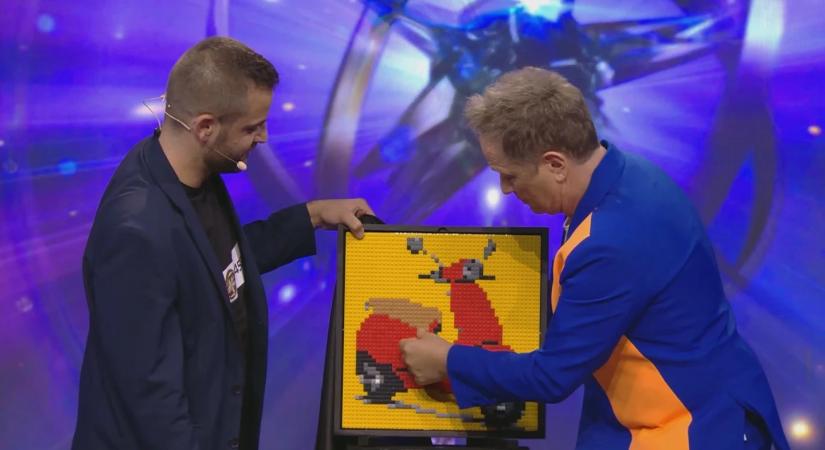 A Csillag születik bűvésze a semmiből alkotta meg LEGO-kockákból Geszti Péter arcképét