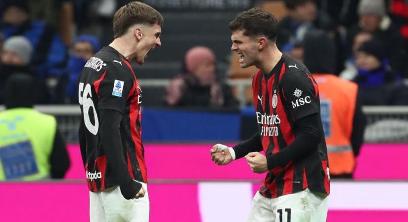 Az AC Milan legyőzte az Intert a városi rangadón