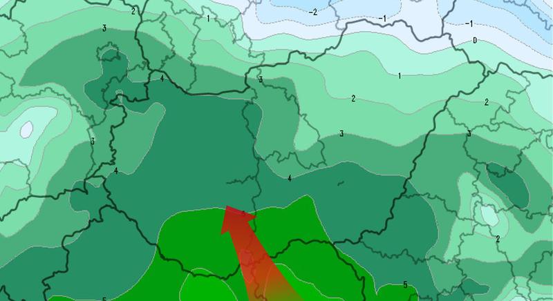 Melegfront hoz enyhülést és újabb csapadékot