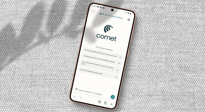 Végre itt van: Comet bögésző letöltése Androidra